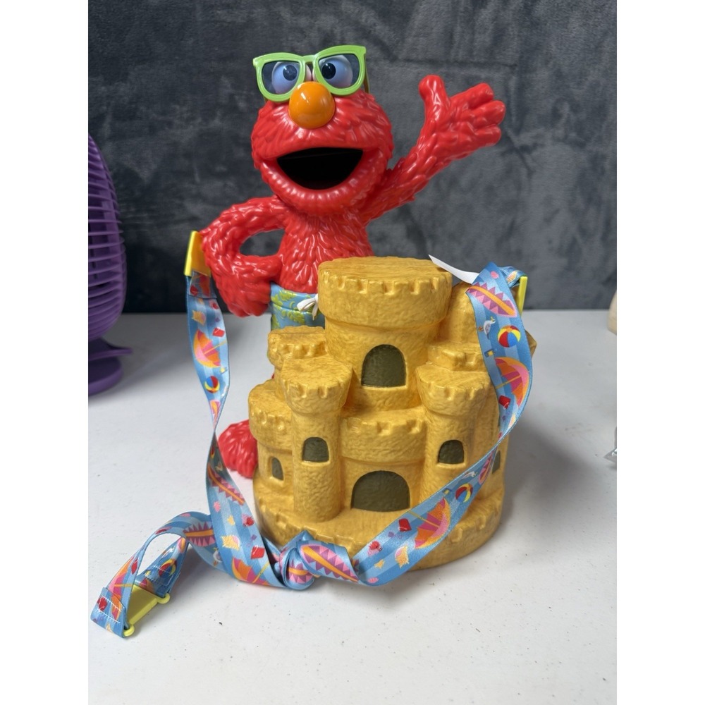 Sesame Street Elmo's Sandcastle Popcorn Bucket Sesame Place Theme Park 2023